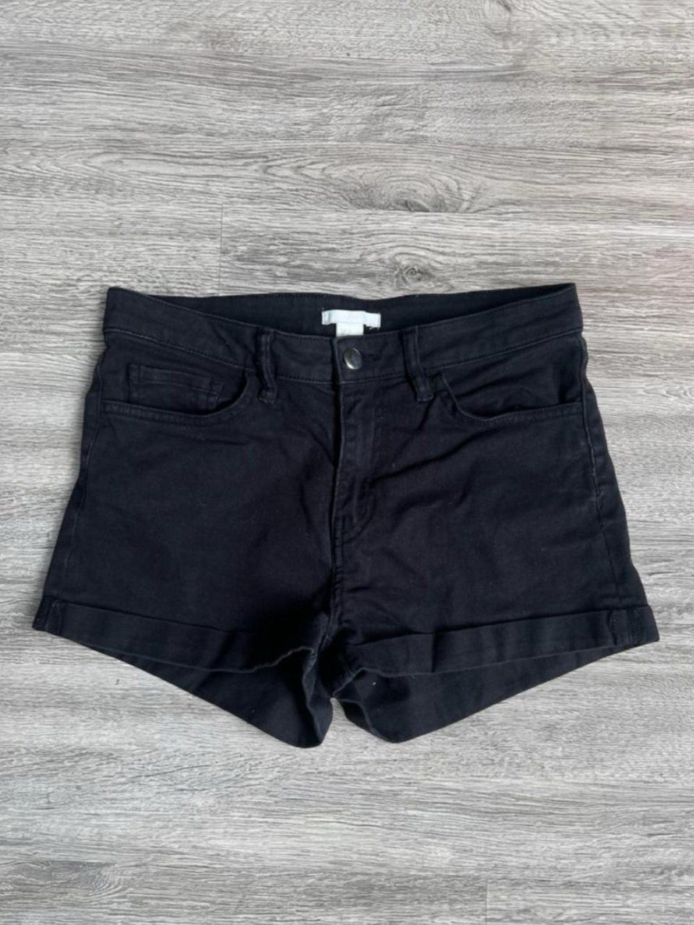 Classic Black Women's Denim Shorts